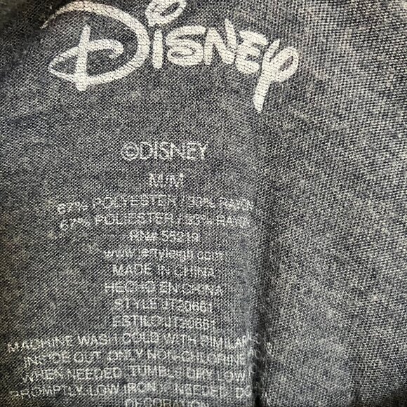 DISNEY Lilo & Stitch Blue Lightweight Fabric Hoodie Women's Medium - Picture 4 of 6